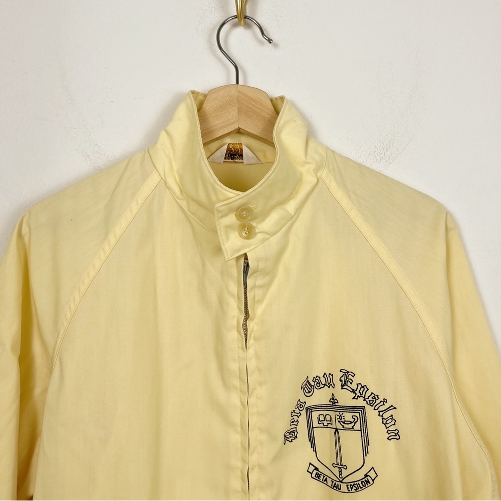 Vintage Sportswear Permanent Press Yellow Campus Ricky Jacket Beta Tau Epsilon M View 3